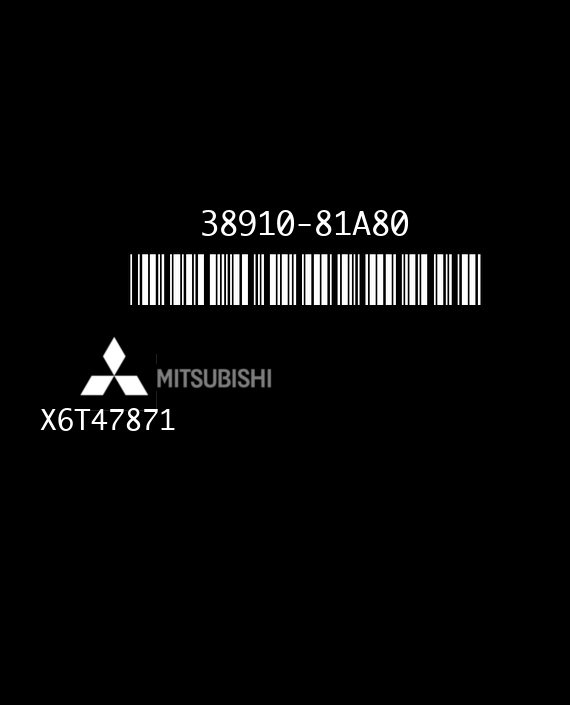 MITSUBISHI X6T47871 SUZUKI JIMNY 38910-81A80 EEPROM 93C46