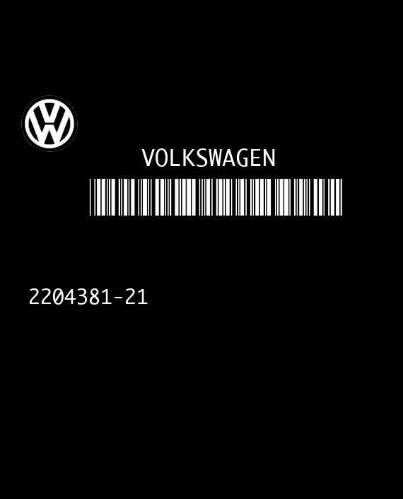 ETON 2204381-21 VOLKSWAGEN NEW BEATLE 6Q0909605AF HW 06 SW 09 EEPROM 95320