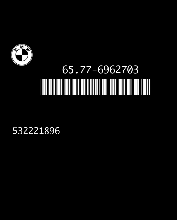 LEAR SGM HIGH 21 532221896 BMW E60 65.77-6962703 EEPROM MC9S12DT128