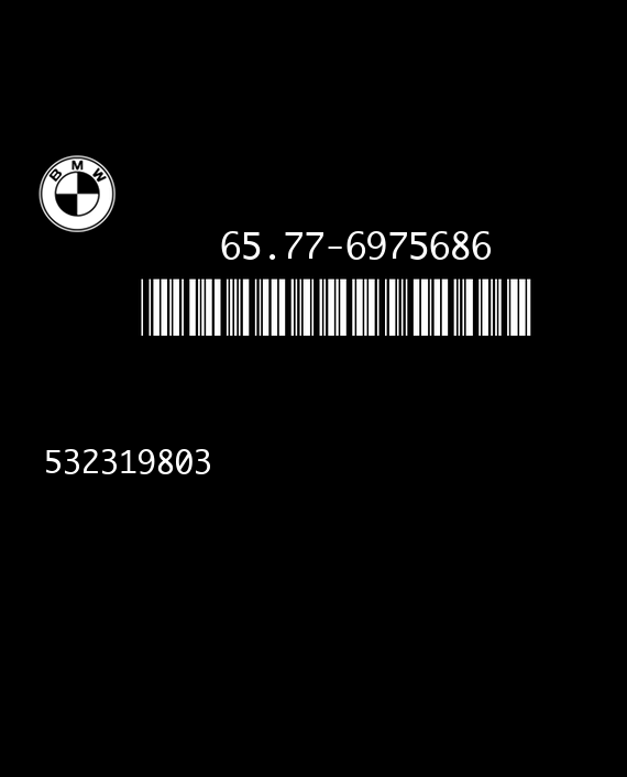 LEAR SGM HIGH 22 532319803 BMW E60 65.77-6975686 EEPROM MC9S12DT128