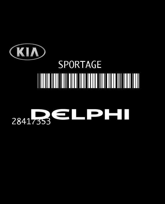 DELPHI 28417353 KIA SPORTAGE 95910-3U600 EEPROM 25320