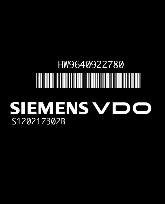 SIEMENS SIM82 S120217302B CITROEN C2 C3 PEUGEOT 1007 HW9640922780 SW9661971980 PT021C400