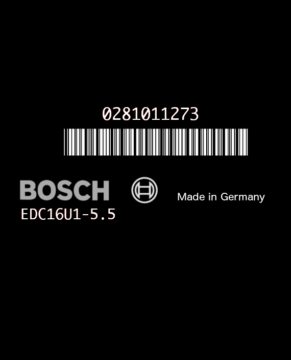 BOSCH EDC16U1-5.5 0281011273 VAG 070906016P 