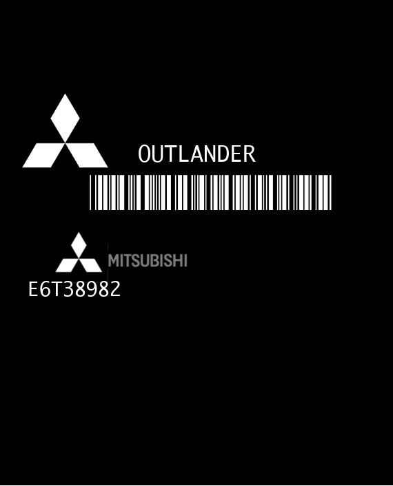 MITSUBISHI E6T38982 OUTLANDER I 2.0i 136HP 1860A154 FLASH MH8206F