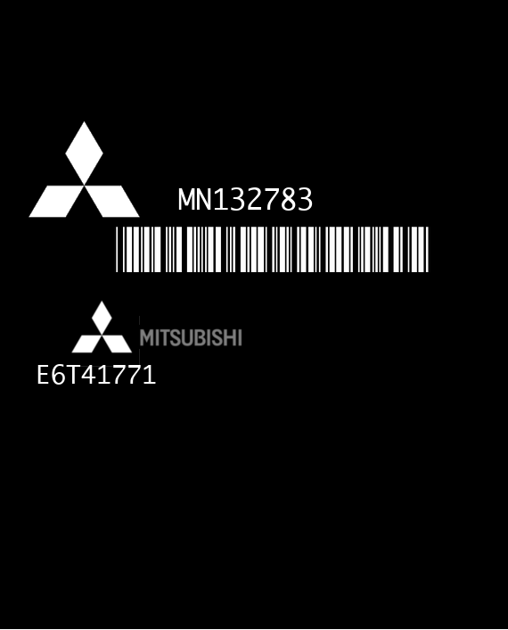 MITSUBISHI E6T41771 LANCER IX 1.3i 85HP MN132783 FLASH MH8206F