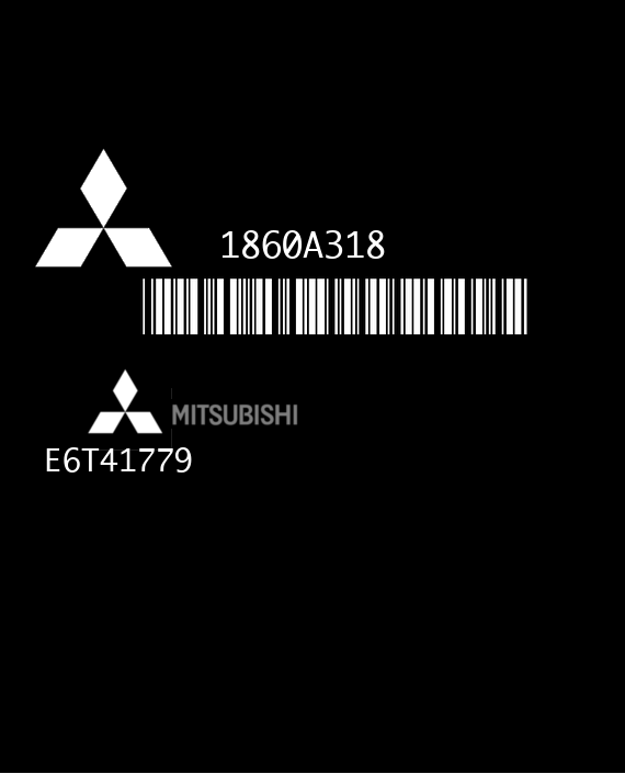 MITSUBISHI E6T41779 LANCER IX 1.6i 98HP 1860A318 FLASH MH8206F
