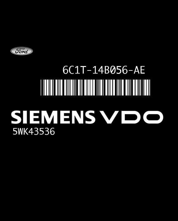 SIEMENS 5WK43536 FORD TRANSIT 6C1T-14B056-AE EEPROM 95160