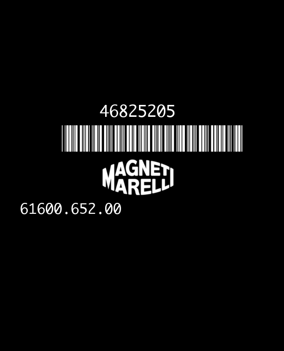 MAGNETI MARELLI IAW 5NF.PS 61600.652.00 FIAT PUNTO 1.6i 46825205 HW104 EEPROM 95160