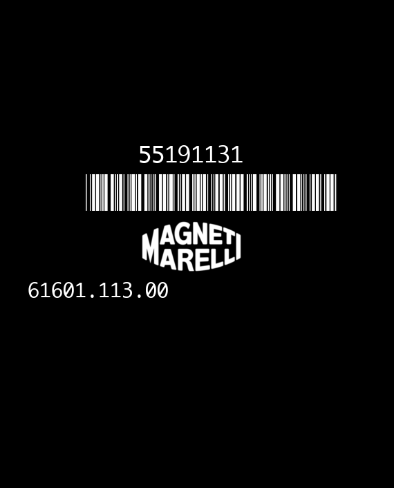 MAGNETI MARELLI IAW 5NF.TE 61601.113.00 FIAT DOBLO 1.6i 55191131 HW103 EEPROM 95160