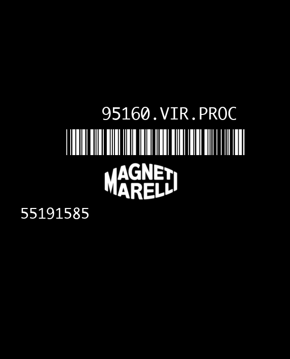 MAGNETI MARELLI IAW 5AF.S1 FIAT 55191585 HW607 EEPROM 95160
