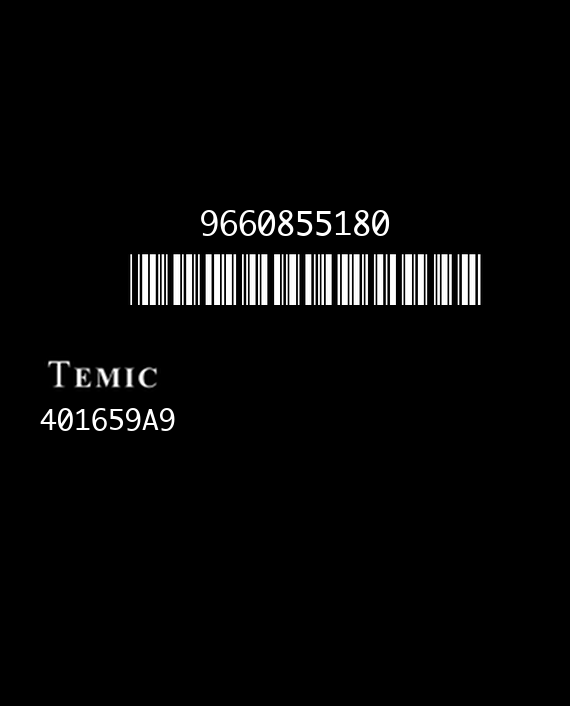 TEMIC 401659A9 CITROEN C2 9660855180 EEPROM 95160