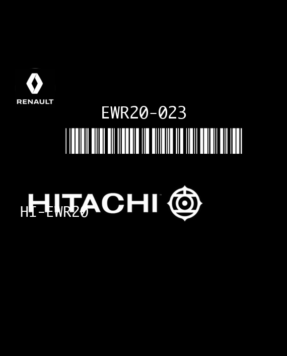 HITACHI HI-EWR20 EWR20-023 B1 8313 RENAULT GRAND ESPACE IV 3.5i V6 24V 240HP 8200550687 8200884451 EEPROM 93C66