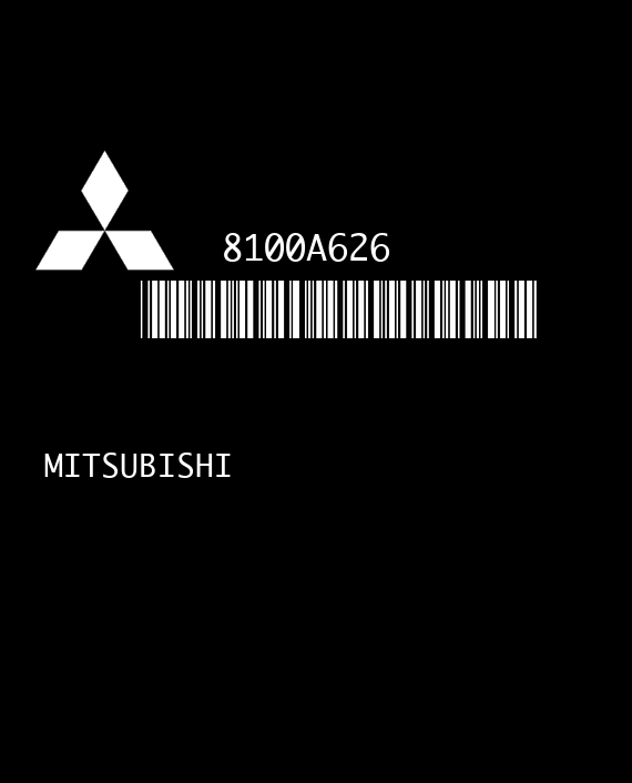 MM0044-045 MITSUBISHI MONTERO IV 8100A626 0T32350