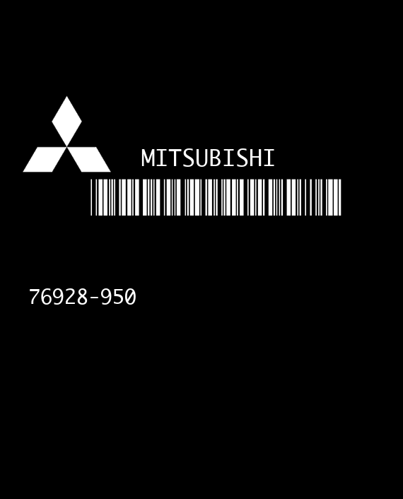 YAZAKI 76928-950 MITSUBISHI MONTERO MR951139