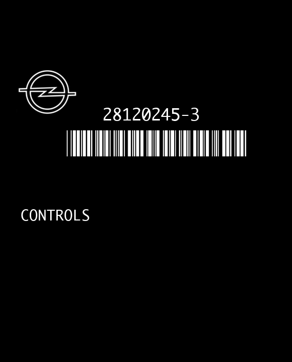 JOHNSON CONTROLS 28120245-3 OPEL CORSA D P0013264273 DA V4.70