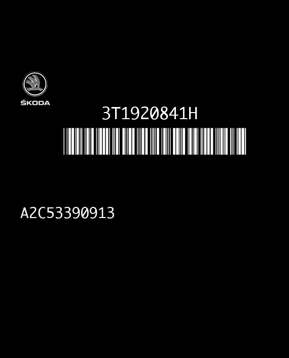 VDO A2C53390913 SKODA SUBERB II 3T1920841H SW0420