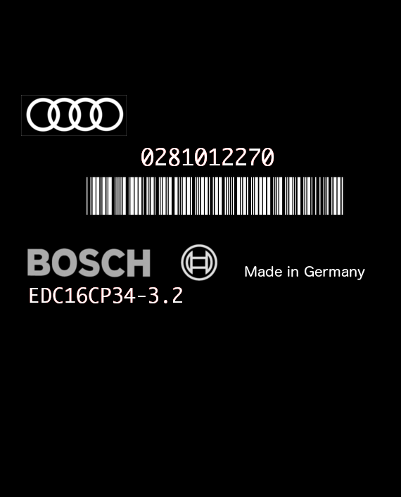 BOSCH EDC16CP34-3.2 0281012270 AUDI A6 3.0 TDI V6 232HP 4F0910401N 4F0907401B 1037374416 - 0010