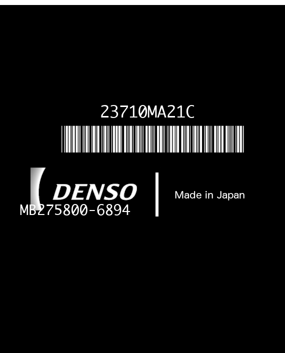 DENSO MB275800-6894 NISSAN CABSTAR II 2.5 DCI 110HP 23710MA21C T2F1F91AE6