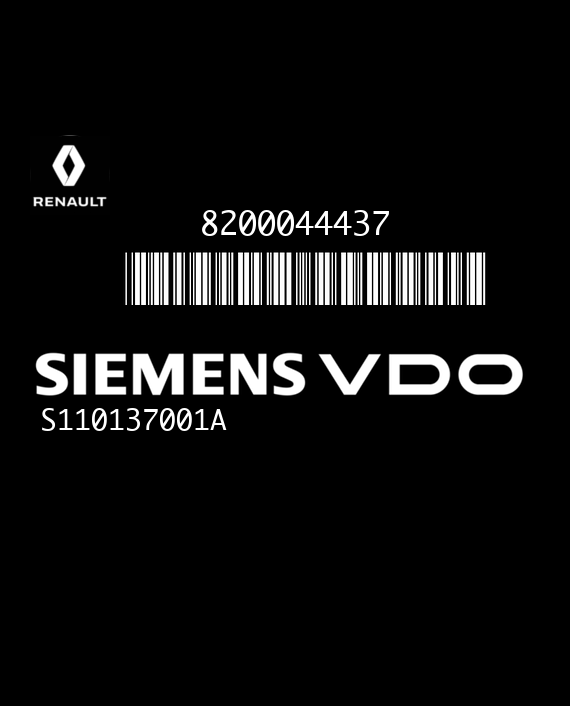 SIEMENS SIRIUS 32N S110137001A RENAULT MEGANE SCENIC I 1.4i 95HP 8200044437 8200028833 A100 - 8200046162