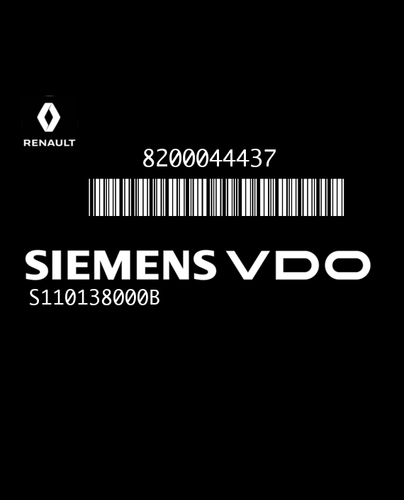 SIEMENS SIRIUS 32N S110138000B RENAULT MEGANE SCENIC I 1.4i 95HP 8200044437 8200059086 A300 - 8200108408