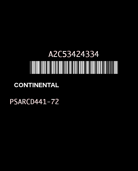 CONTINENTAL PSARCD441-72 A2C53424334 PSA 96766518XT 00 EEPROM ST24C64