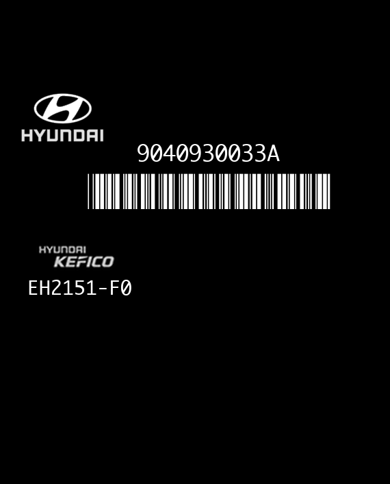 KEFICO EH2151-F0 9040930033A HYUNDAI SANTA FE 2.0i 39120-38940