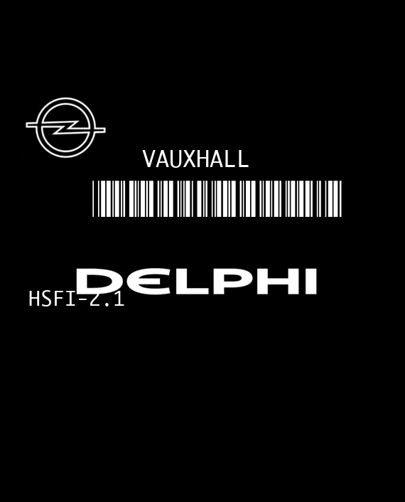 DELPHI DELCO HSFI-2.1 OPEL VAUXHALL ASTRA II G 1.6i 100HP 12249813 DZJT