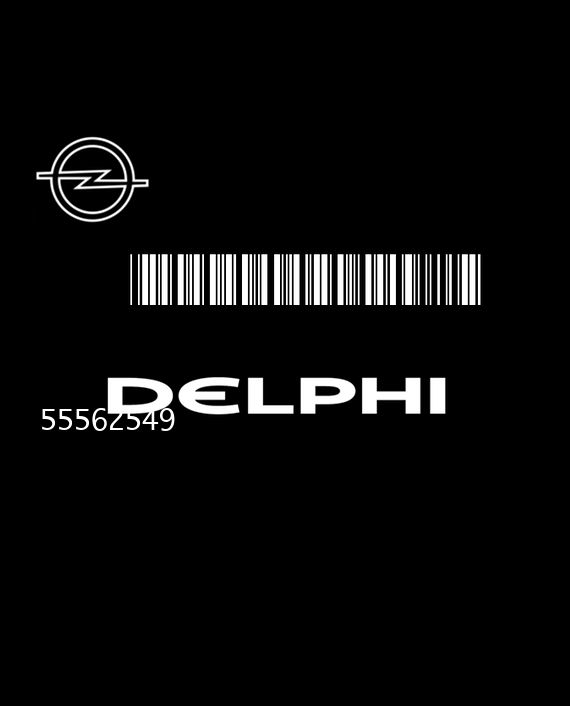 DELPHI DELCO MT35E 2.3 OPEL ASTRA III H 1.6i 105HP 55562549 FHAW