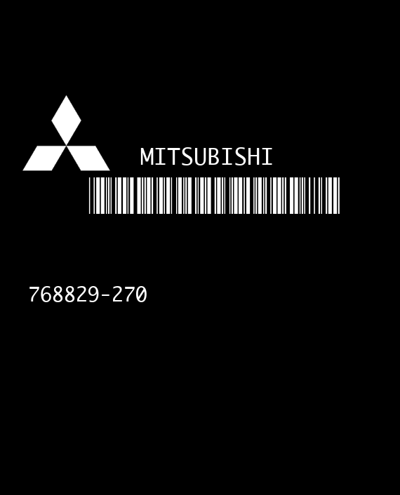 YAZAKI 768829-270 MITSUBISHI MONTERO MR576706