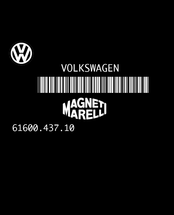 MAGNETI MARELLI IAW 4LV.L 61600.437.10 VOLKSWAGEN POLO III 1.4i 75HP 036906034D EEPROM 95080