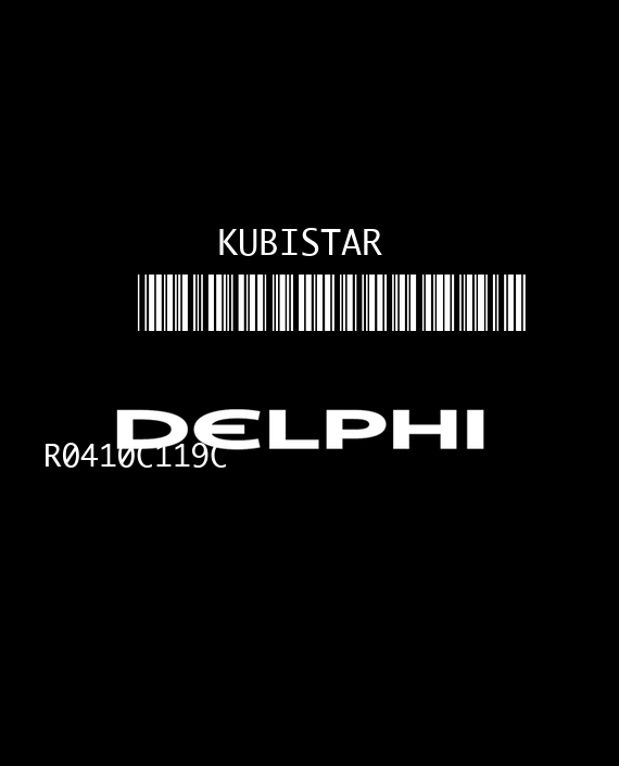 DELPHI TRW DDCR R0410C119C 81088C NISSAN KUBISTAR I 1.5 DCI 82HP 8200331477 8200374246 EEPROM 95080