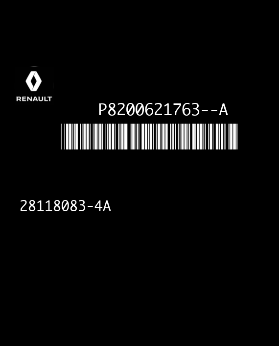 SAGEM UCH-N3 28118083-4A RENAULT CLIO II PHASE P8200621763--A V5.6