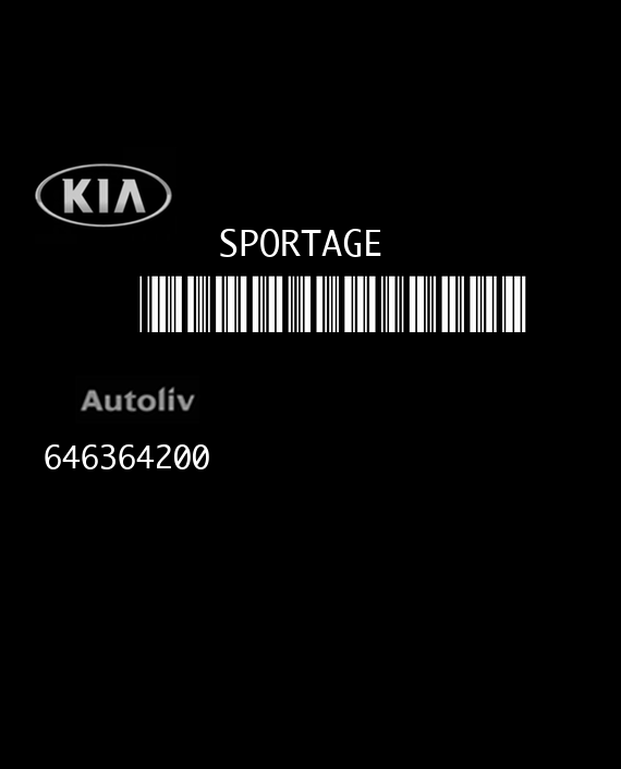 AUTOLIV 646364200 KIA SPORTAGE II 95910-F1070