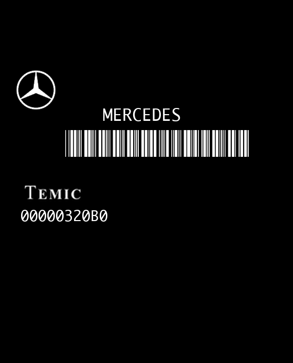 TEMIC 00000320B0 MERCEDES W171 SLK A1718203326 SW 20-04