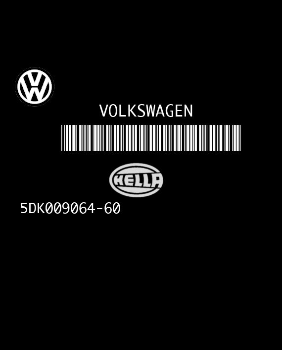 HELLA 5DK009064-60 VOLKSWAGEN PASSAT VI 3AA959433 S0634