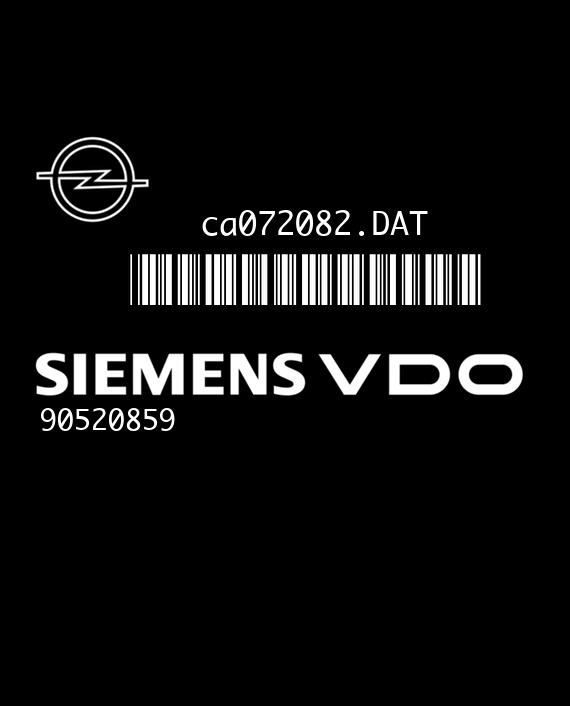 SIEMENS VDO SIMTEC 70 5WK9161 OPEL ASTRA II (G) 2.0i 100KW 136HP L4 16V X20XEV L34 90520859 MD S98002 - ca072082.DAT