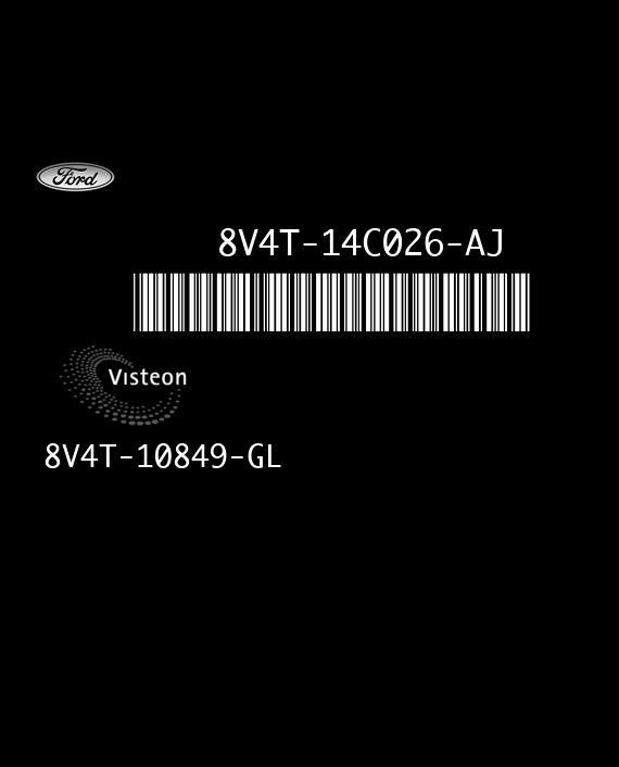 VISTEON FORD KUGA I 8V4T-10849-GL 8V4T-14C026-AJ