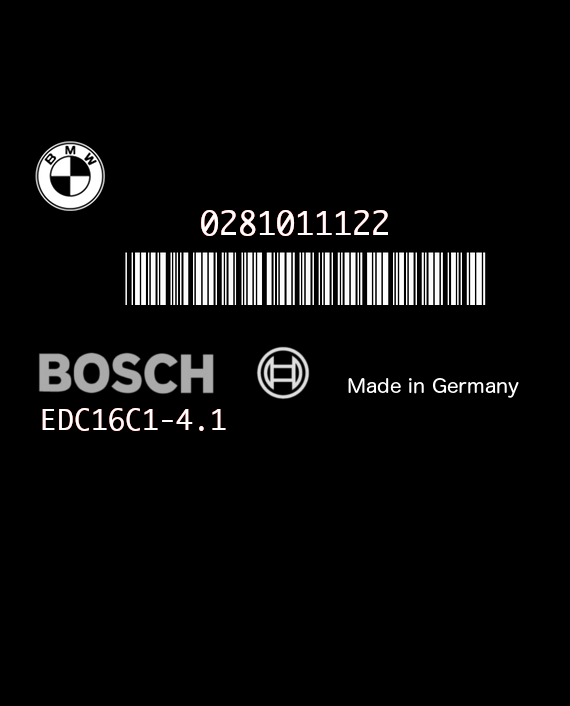 BOSCH EDC16C1-4.1 0281011122 BMW E46 320D IV 2.0D 110KW 150HP L4 16V M47N204D4 204D4 M47TUD20 7794624 13617794624 1037361881 - 7795856