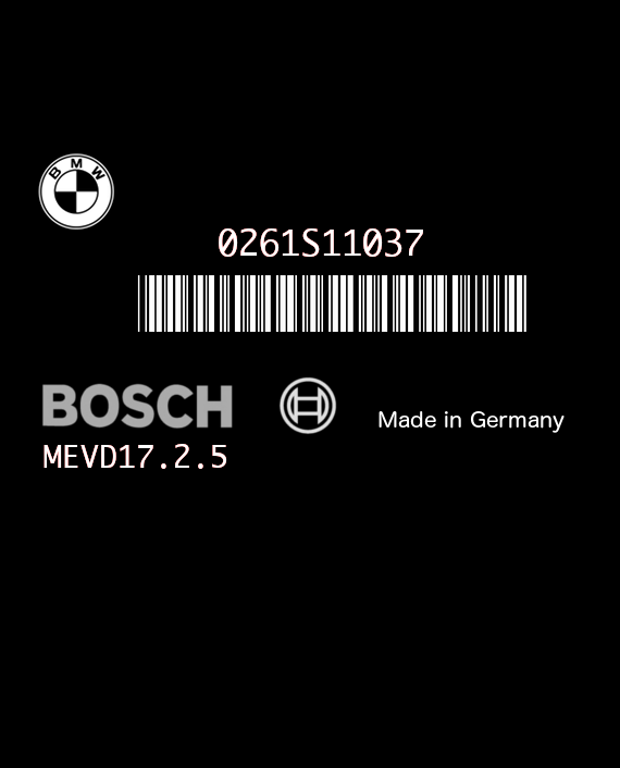 BOSCH MEVD17.2.5 0261S11037 BMW F20 116i II 1.6i 100KW 136HP L4 16V N13B16A 8638198 12148638198 1037542954 - 00116831F000