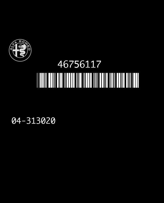 ALLIED SIGNAL 04-313020 ALFA 147 46756117