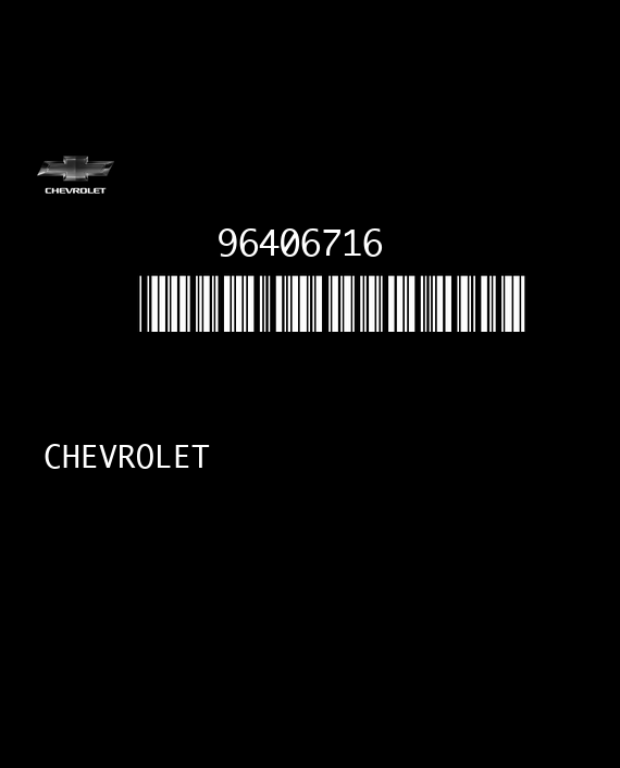 DPI 7088830 CHEVROLET LACETTI 96406716 EEPROM 95080