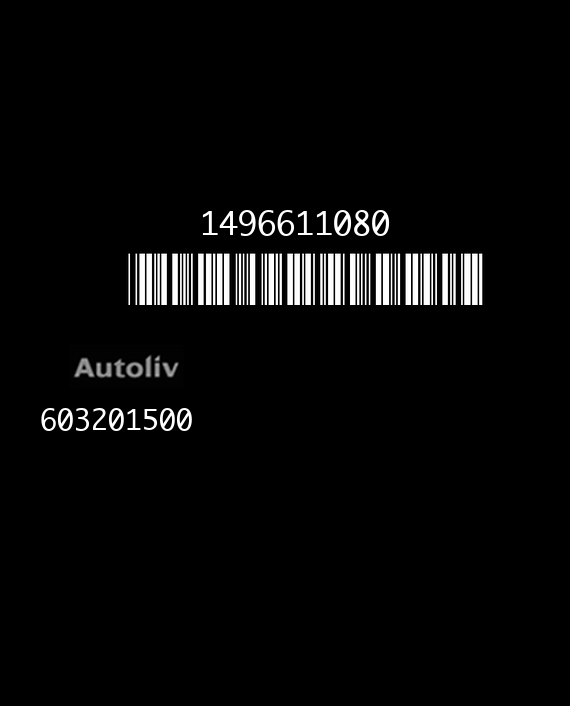 AUTOLIV 603201500 CITROEN JUMPY PEUGEOT EXPERT FIAT SCUDO 1496611080 AE EEPROM 95080