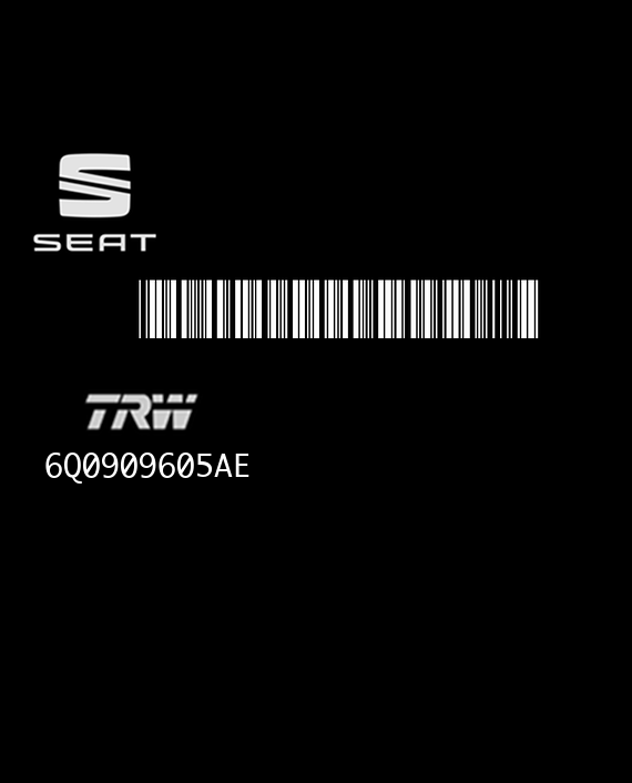 TRW 391003 SEAT IBIZA CORDOBA 6Q0909605AE VW5 INDEX 08