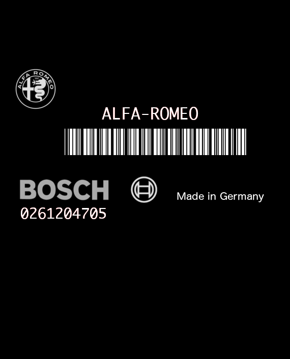 BOSCH ME2.1 0261204705 ALFA-ROMEO 156 I (932) 2.5i 140KW 190HP V6 24V 32401 60662420 00606624200 1037356330