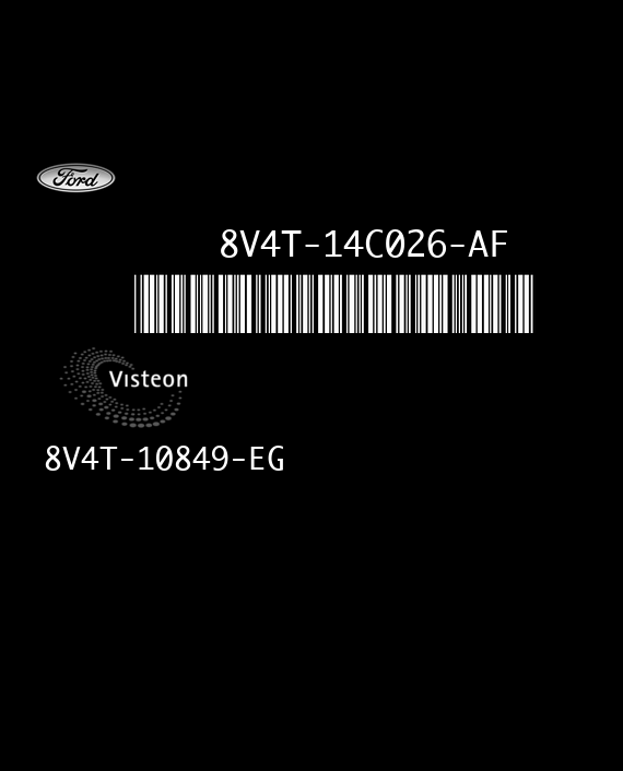 VISTEON FORD FOCUS II 8V4T-10849-EG 8V4T-14C026-AF
