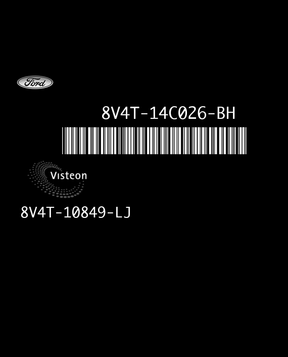 VISTEON FORD KUGA I 8V4T-10849-LJ 8V4T-14C026-BH