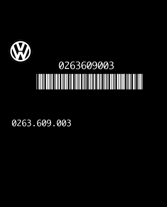 MOTOMETER 0263.609.003 BOSCH 0263609003 VOLKSWAGEN TRANSPORTER IV (7D) 7D0919850L