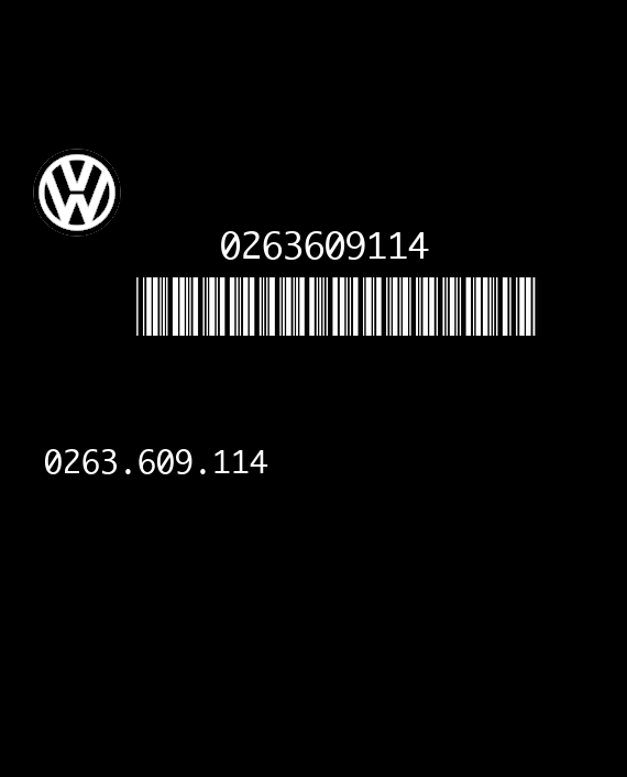 MOTOMETER 0263.609.114 BOSCH 0263609114 VOLKSWAGEN TRANSPORTER IV (7D) 7D0919862GX