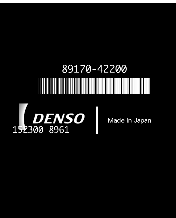 DENSO 152300-8961 TOYOTA RAV4 III 89170-42200 2J EEPROM 93C66