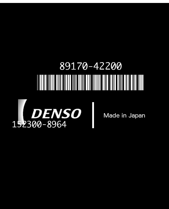 DENSO 152300-8964 TOYOTA RAV4 III 89170-42200 2J EEPROM 93C66
